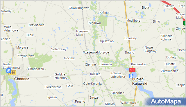 mapa Sławęckie Góry, Sławęckie Góry na mapie Targeo