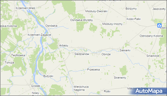 mapa Chechłowo, Chechłowo na mapie Targeo