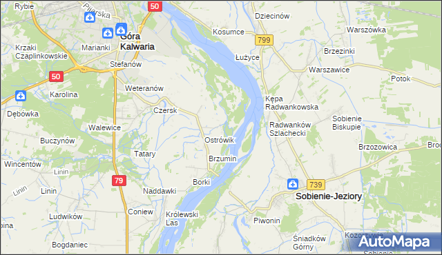 mapa Kępa Radwankowska, Kępa Radwankowska na mapie Targeo