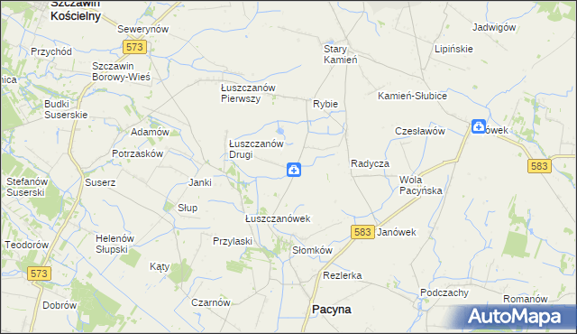 mapa Robertów, Robertów na mapie Targeo
