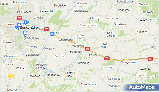 mapa Szczaworyż, Szczaworyż na mapie Targeo