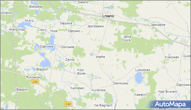 mapa Wętfie, Wętfie na mapie Targeo