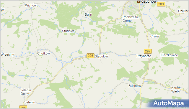 mapa Stypułów, Stypułów na mapie Targeo