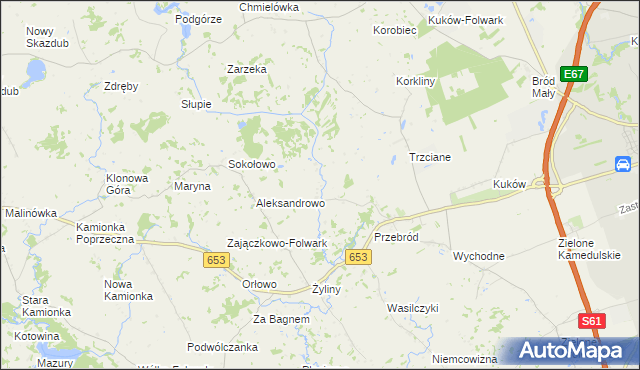 mapa Kropiwne Stare, Kropiwne Stare na mapie Targeo