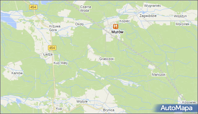 mapa Grabczok, Grabczok na mapie Targeo