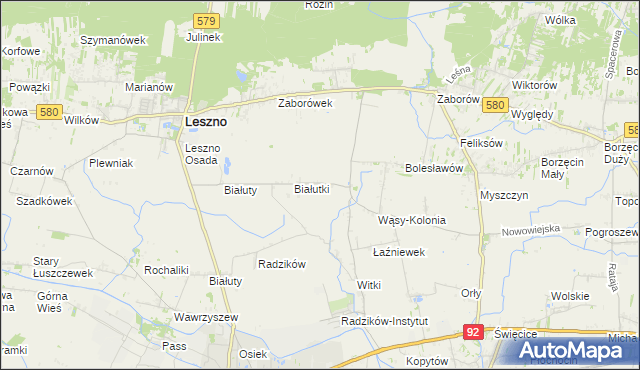 mapa Wąsy-Wieś, Wąsy-Wieś na mapie Targeo