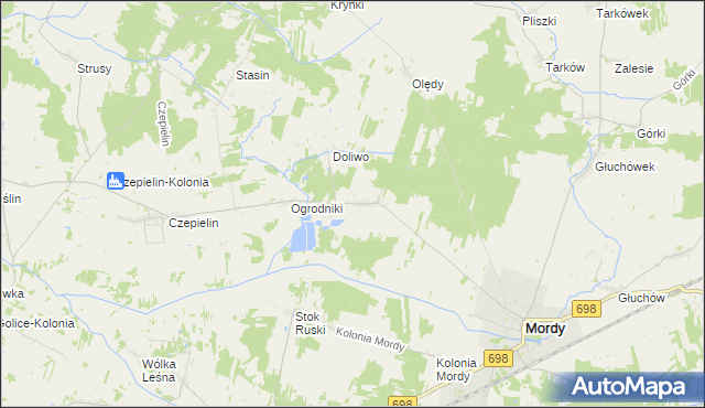 mapa Czołomyje, Czołomyje na mapie Targeo