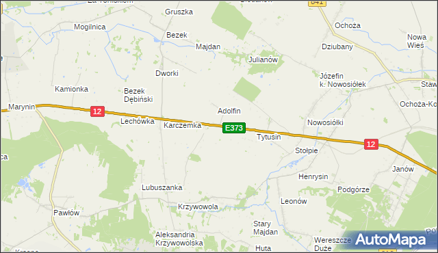 mapa Jankowice gmina Siedliszcze, Jankowice gmina Siedliszcze na mapie Targeo