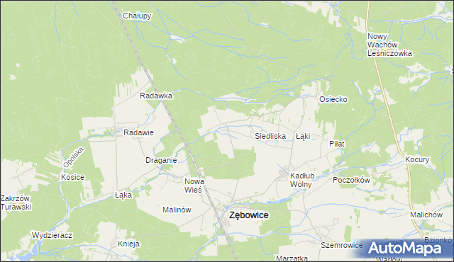 mapa Prusków, Prusków na mapie Targeo