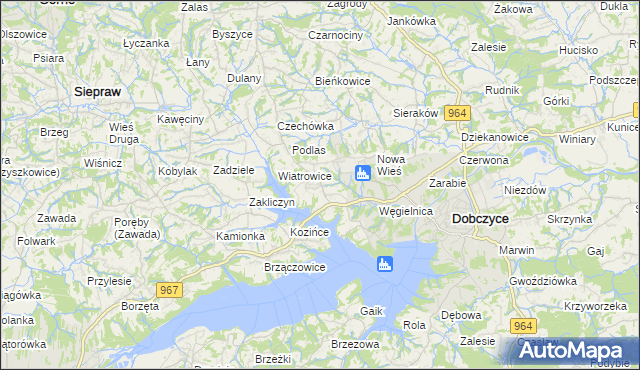 mapa Stojowice, Stojowice na mapie Targeo