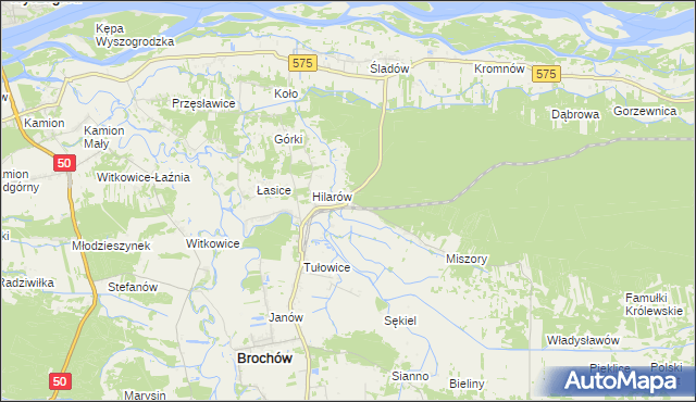 mapa Wilcze Śladowskie, Wilcze Śladowskie na mapie Targeo