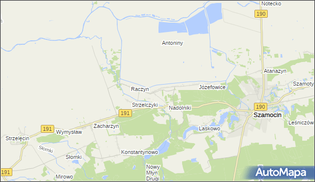 mapa Nałęcza, Nałęcza na mapie Targeo