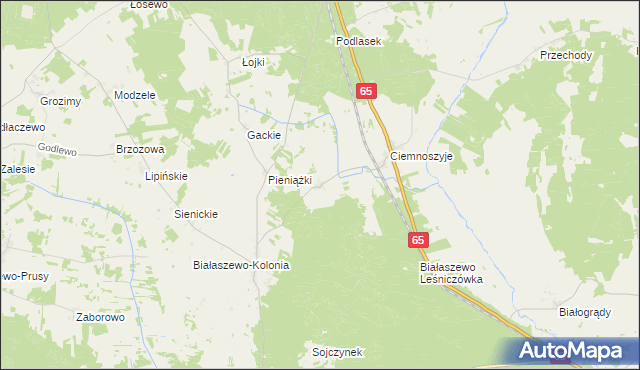 mapa Brzozowa Wólka, Brzozowa Wólka na mapie Targeo