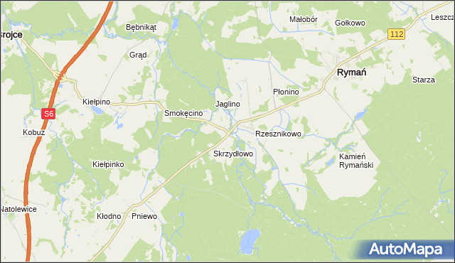 mapa Czartkowo, Czartkowo na mapie Targeo