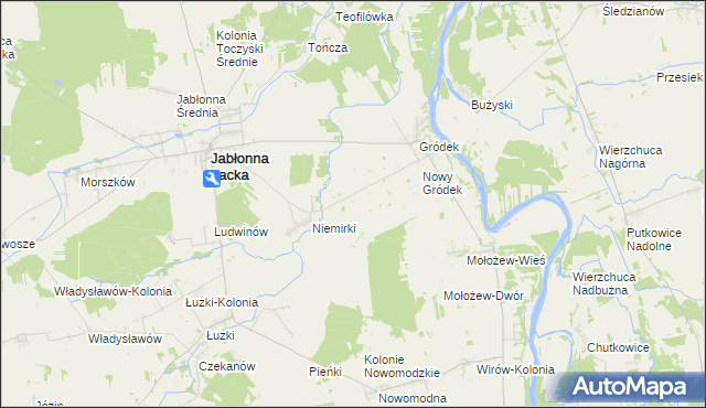 mapa Gródek-Dwór, Gródek-Dwór na mapie Targeo