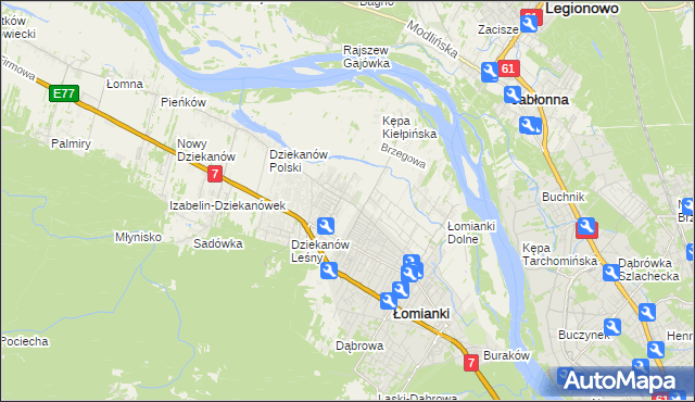 mapa Kiełpin Poduchowny, Kiełpin Poduchowny na mapie Targeo