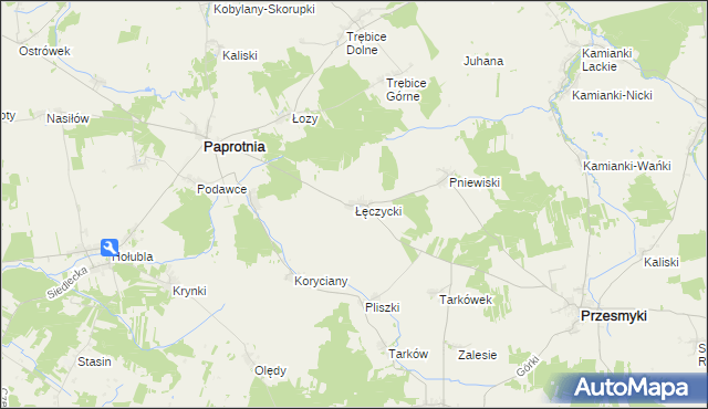 mapa Łęczycki, Łęczycki na mapie Targeo