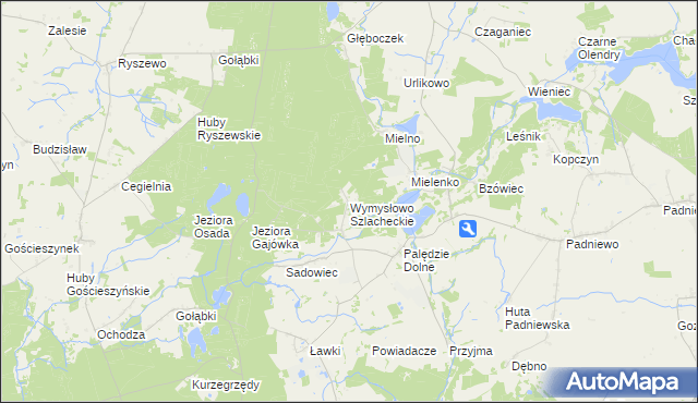 mapa Wymysłowo Szlacheckie, Wymysłowo Szlacheckie na mapie Targeo