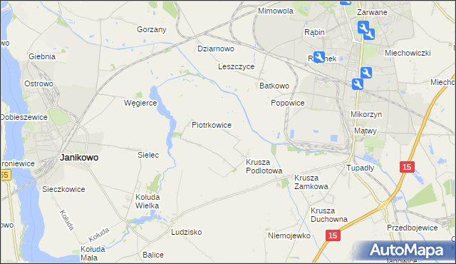 mapa Żalinowo, Żalinowo na mapie Targeo