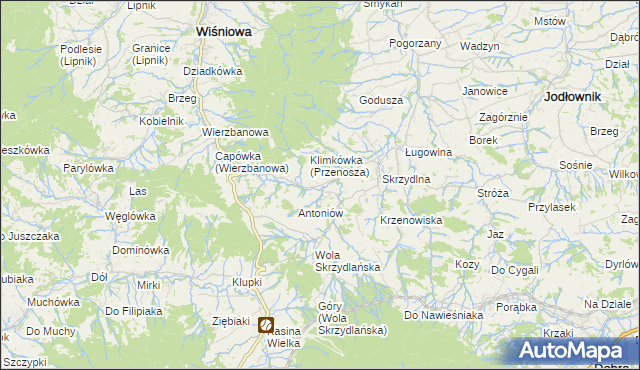 mapa Przenosza, Przenosza na mapie Targeo