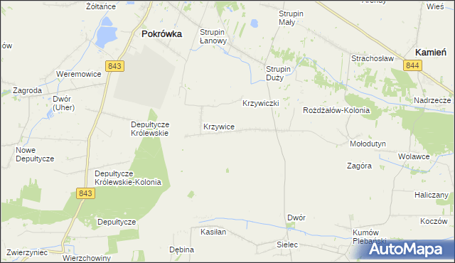 mapa Rożdżałów, Rożdżałów na mapie Targeo