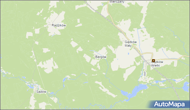 mapa Bargów, Bargów na mapie Targeo