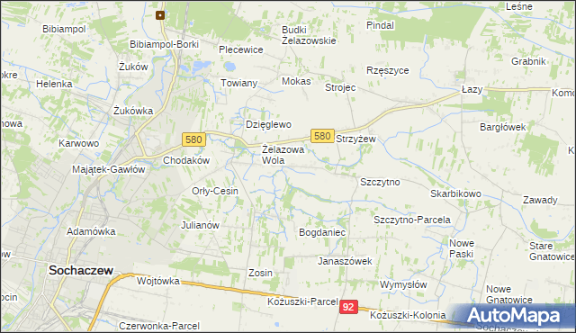 mapa Nowe Mostki, Nowe Mostki na mapie Targeo