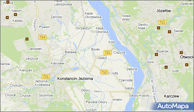 mapa Opacz, Opacz na mapie Targeo