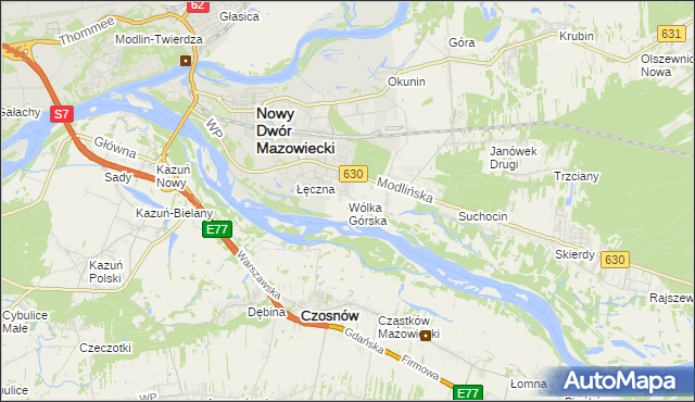mapa Wólka Górska, Wólka Górska na mapie Targeo