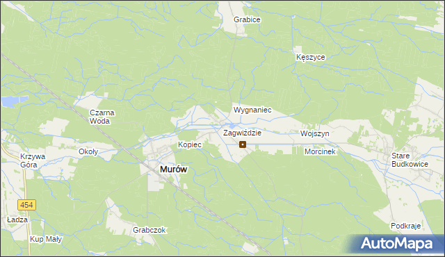 mapa Zagwiździe, Zagwiździe na mapie Targeo