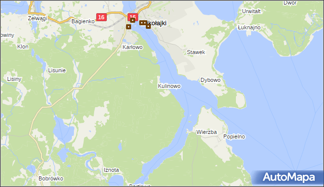 mapa Śniardewno, Śniardewno na mapie Targeo