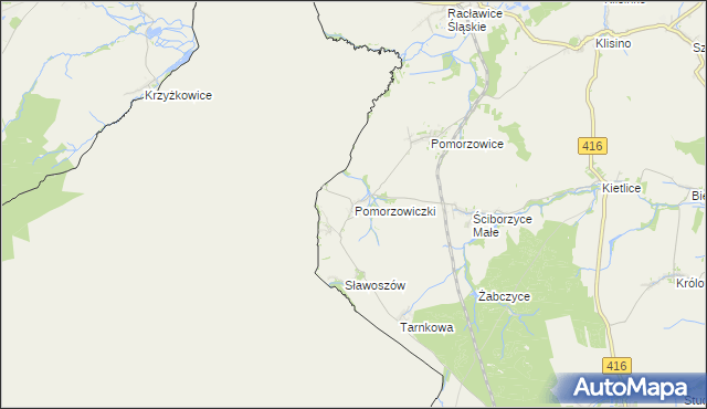 mapa Pomorzowiczki, Pomorzowiczki na mapie Targeo