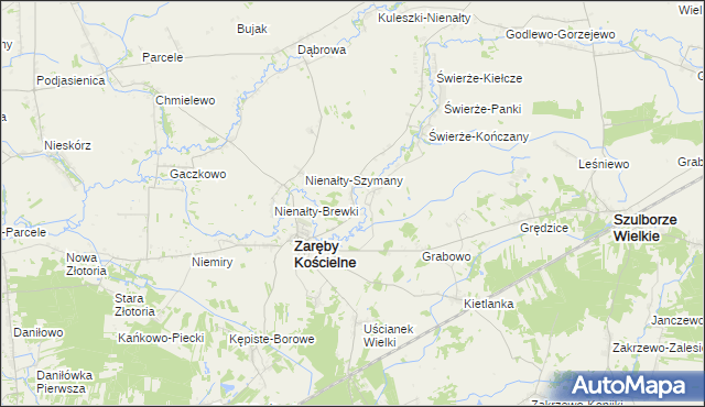mapa Skłody-Stachy, Skłody-Stachy na mapie Targeo