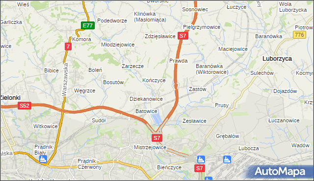 mapa Raciborowice gmina Michałowice, Raciborowice gmina Michałowice na mapie Targeo