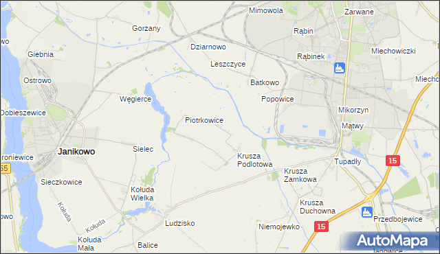 mapa Żalinowo, Żalinowo na mapie Targeo