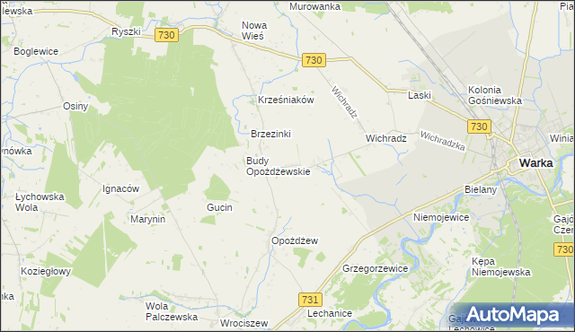 mapa Kazimierków, Kazimierków na mapie Targeo
