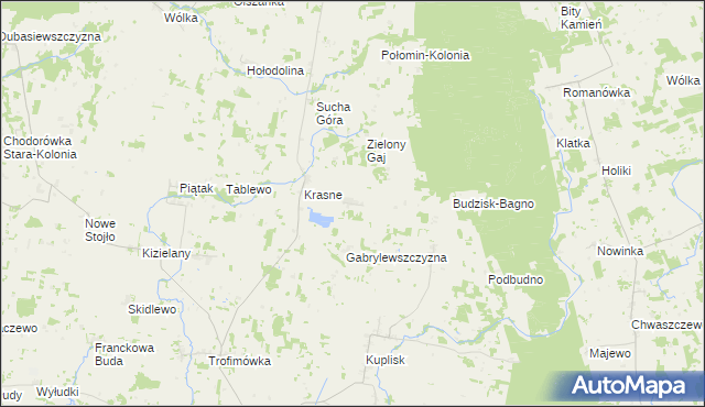 mapa Cieśnisk Wielki, Cieśnisk Wielki na mapie Targeo