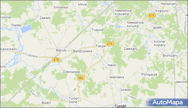 mapa Markowszczyzna, Markowszczyzna na mapie Targeo