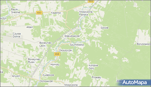 mapa Grabarka-Klasztor, Grabarka-Klasztor na mapie Targeo