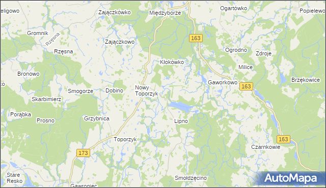 mapa Kłokowo, Kłokowo na mapie Targeo