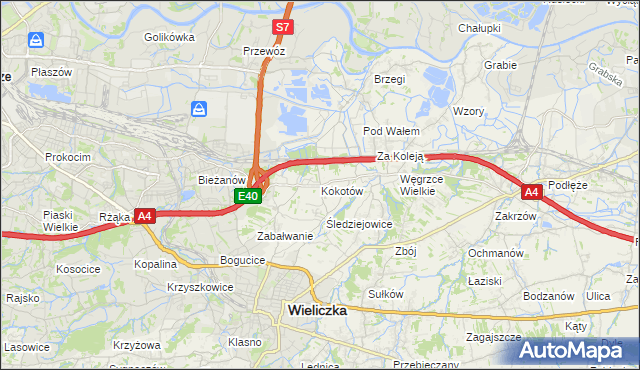 mapa Kokotów, Kokotów na mapie Targeo