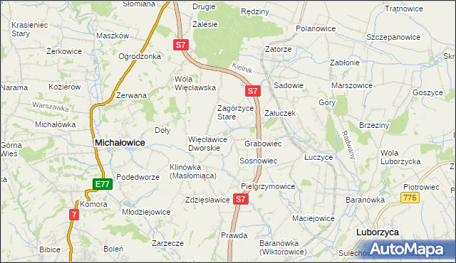 mapa Sieborowice, Sieborowice na mapie Targeo