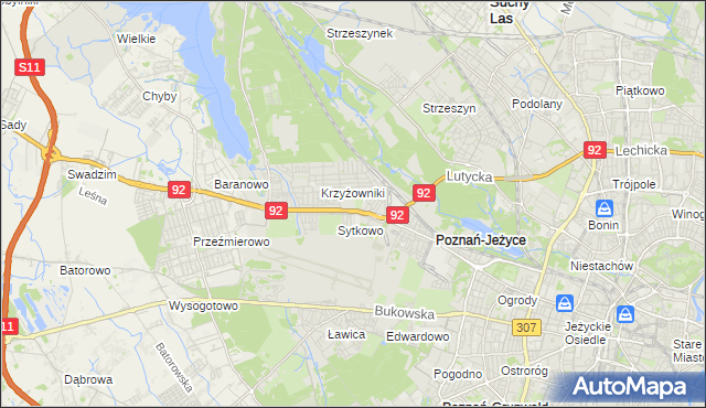 mapa Smochowice, Smochowice na mapie Targeo