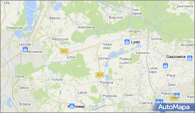 mapa Dzimierz, Dzimierz na mapie Targeo