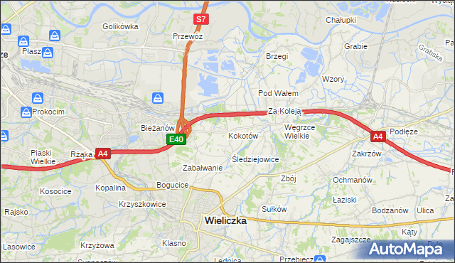 mapa Kokotów, Kokotów na mapie Targeo