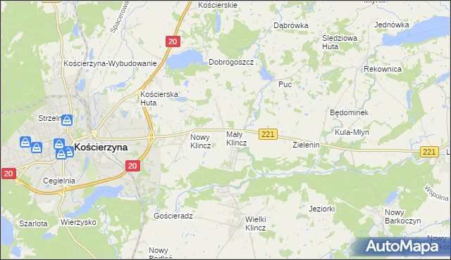 mapa Mały Klincz, Mały Klincz na mapie Targeo