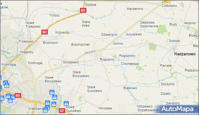 mapa Rogozino, Rogozino na mapie Targeo