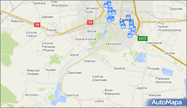 mapa Skokówka, Skokówka na mapie Targeo