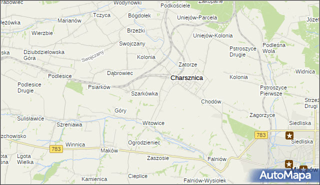 mapa Ciszowice, Ciszowice na mapie Targeo