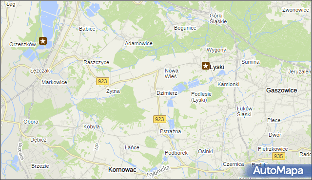 mapa Dzimierz, Dzimierz na mapie Targeo